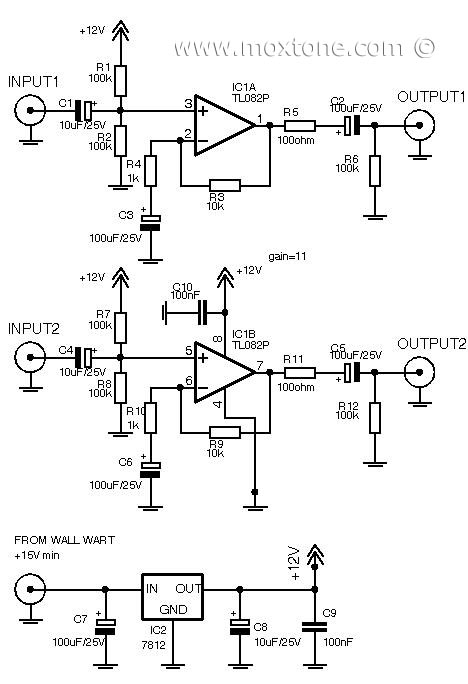 tl082运放单电源应用发出呜呜的声音