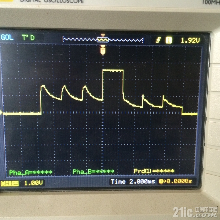 STM8L驱动波形2