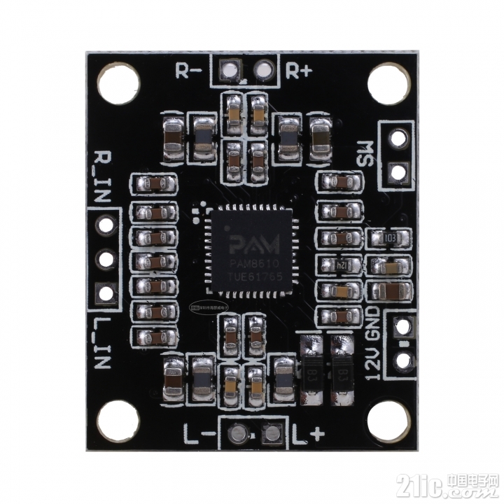 PAM8610数字功放板 2x15W双声道 立体声 D类 大功率功放板 微型.jpg