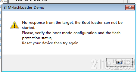 flash loader 报错