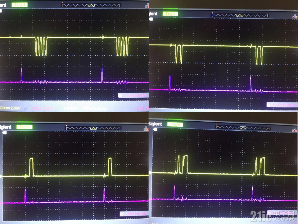 STM32F103的各管脚波形