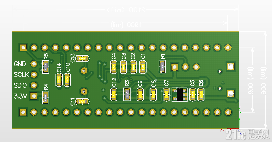 APM32F072CBT6核心板PCB-3D-反面.png