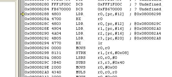 带os ，跳转后,pc 指向