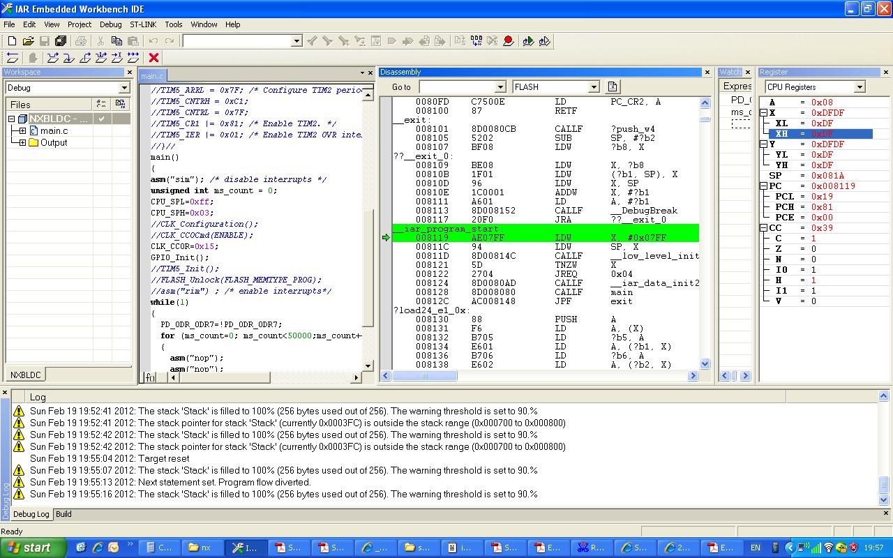 iar program start error.JPG